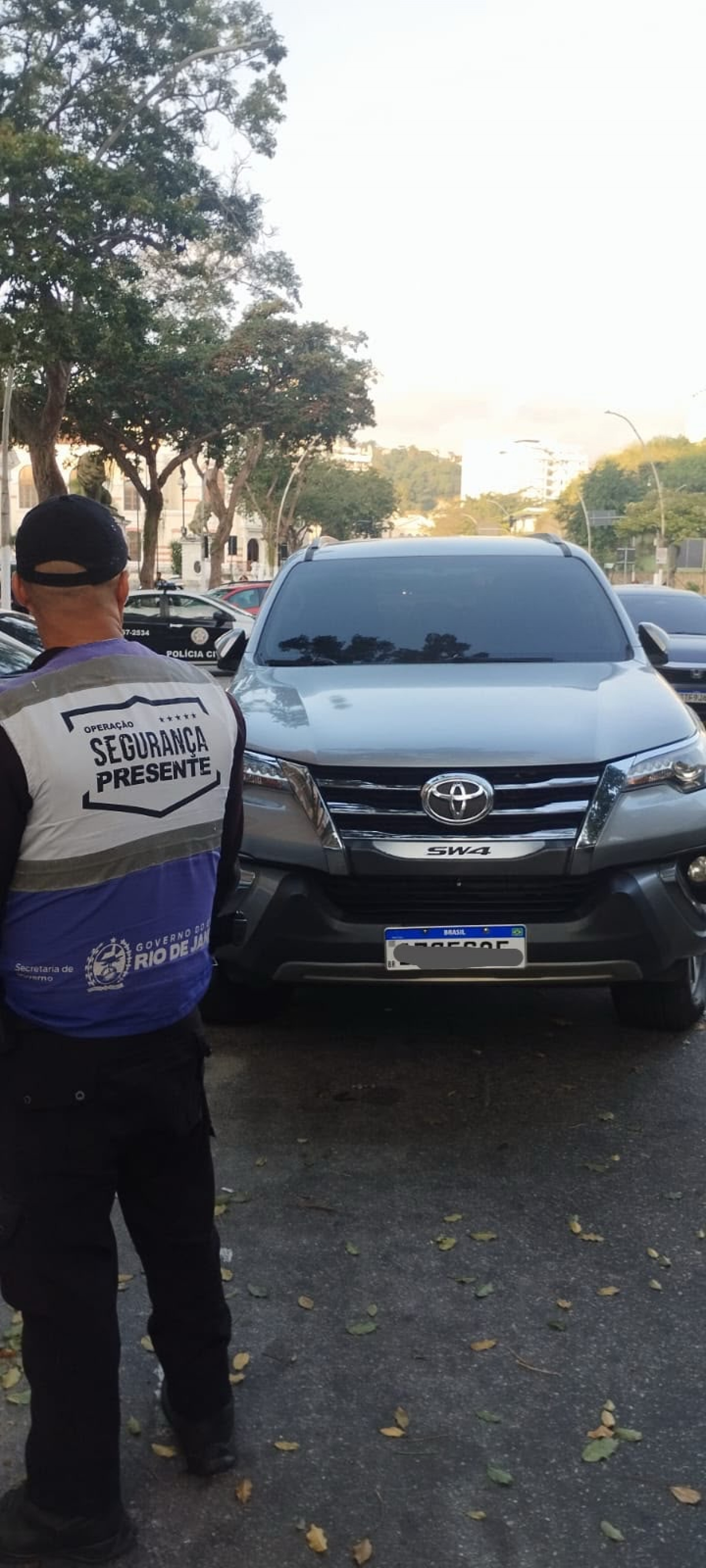 Cisp ajuda Segurança Presente a recuperar caminhonete clonada