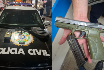 Polícia impede roubo de carro e prende homem em Madureira