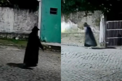 Homem é detido por assustar moradores com fantasia de terror