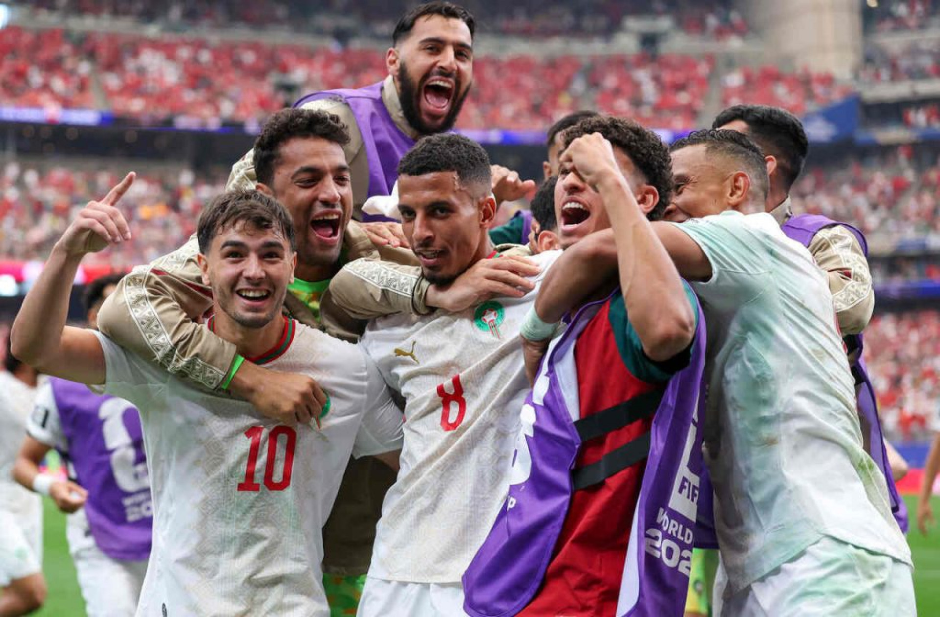 Ounahi brilha, Marrocos vence o Canad&aacute; e est&aacute; novamente nas quartas da Copa