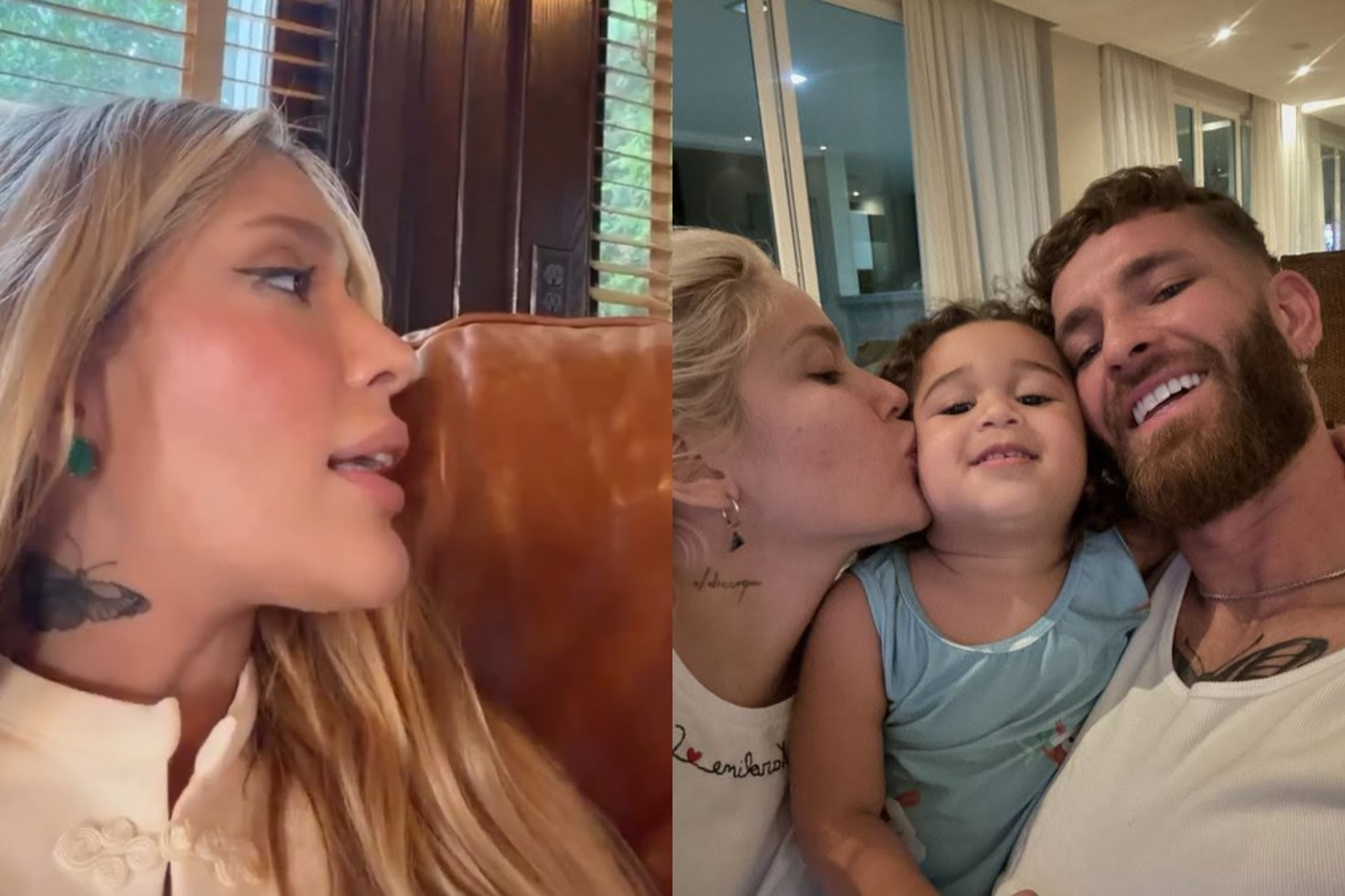Filha de Karoline Lima escolhe Léo Pereira em comparação com Cristiano Ronaldo