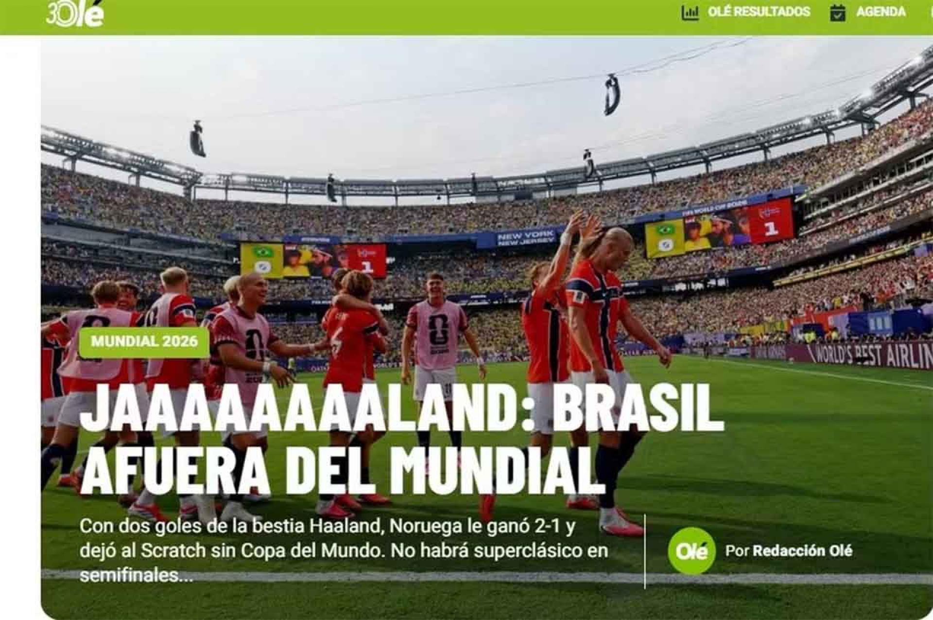 Brasil x Noruega - Copa ado Mundo 2026 - Reprodu&ccedil;&atilde;o