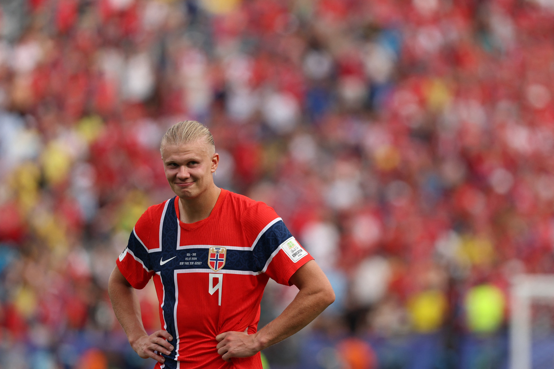 Vampeta 'previu' eliminação para Noruega com gol de Haaland; confira