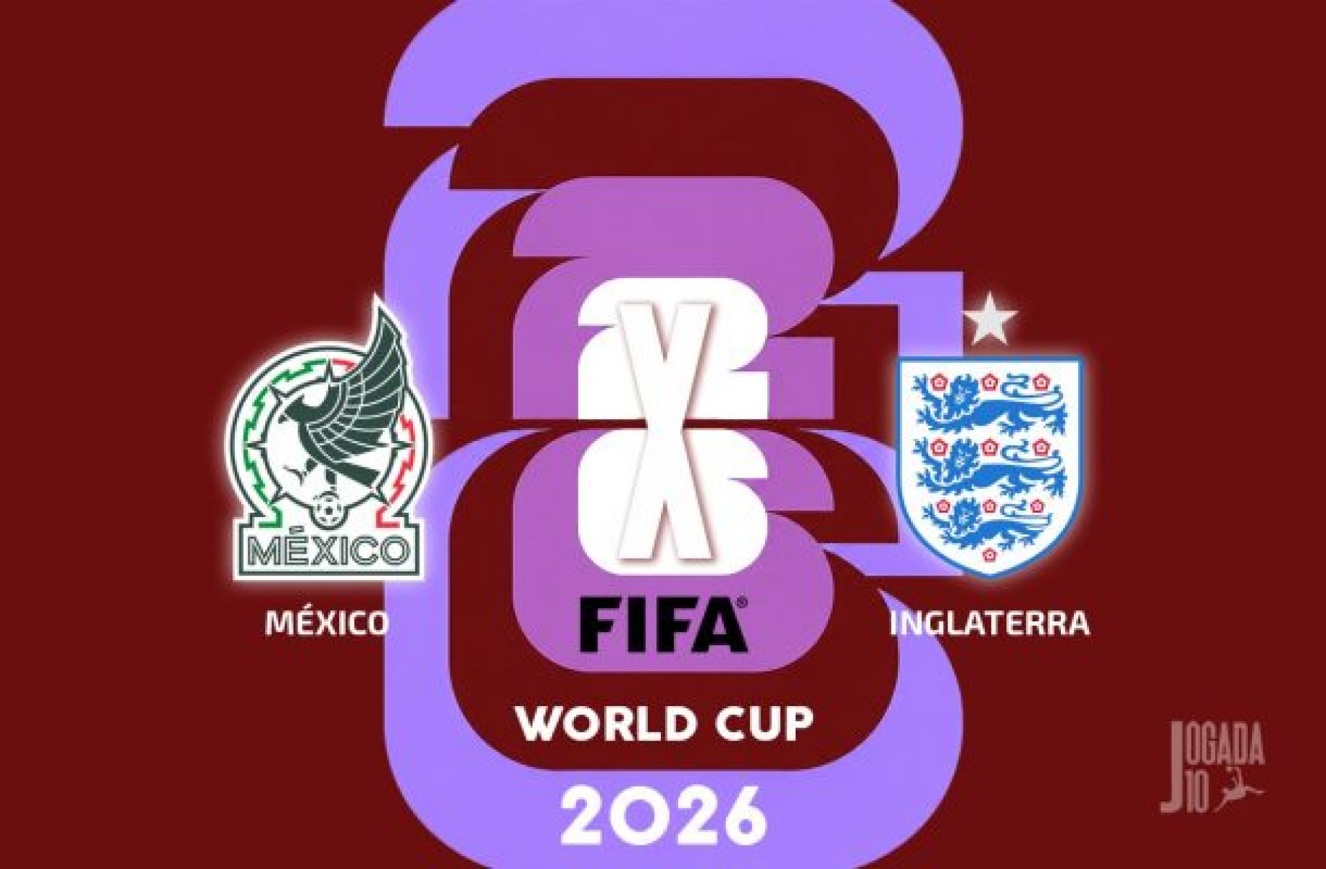 M&eacute;xico x Inglaterra, com coment&aacute;rios e estat&iacute;sticas a partir das 20h