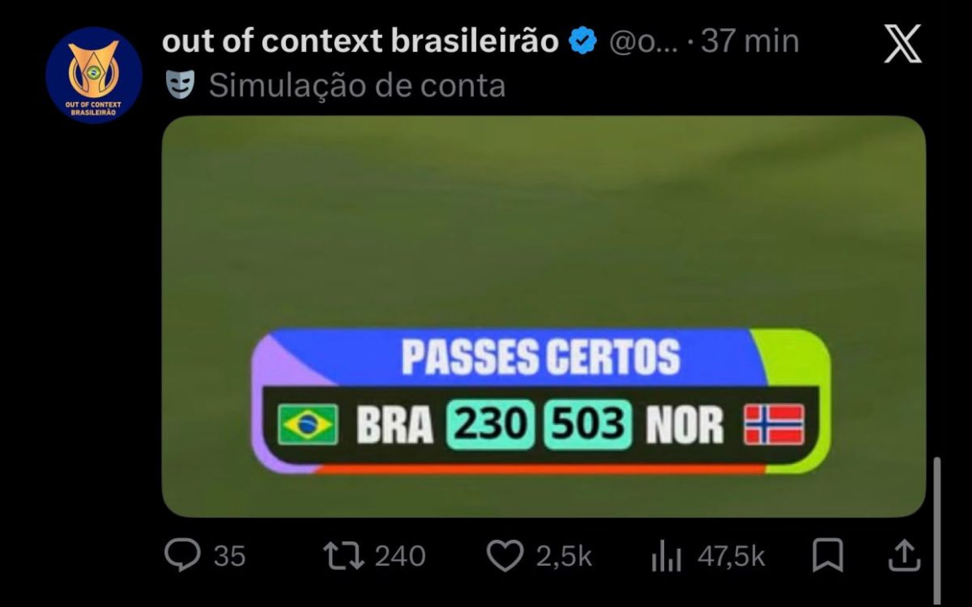Eliminação do Brasil para a Noruega rendeu memes nas redes sociais - Reprodução / Internet