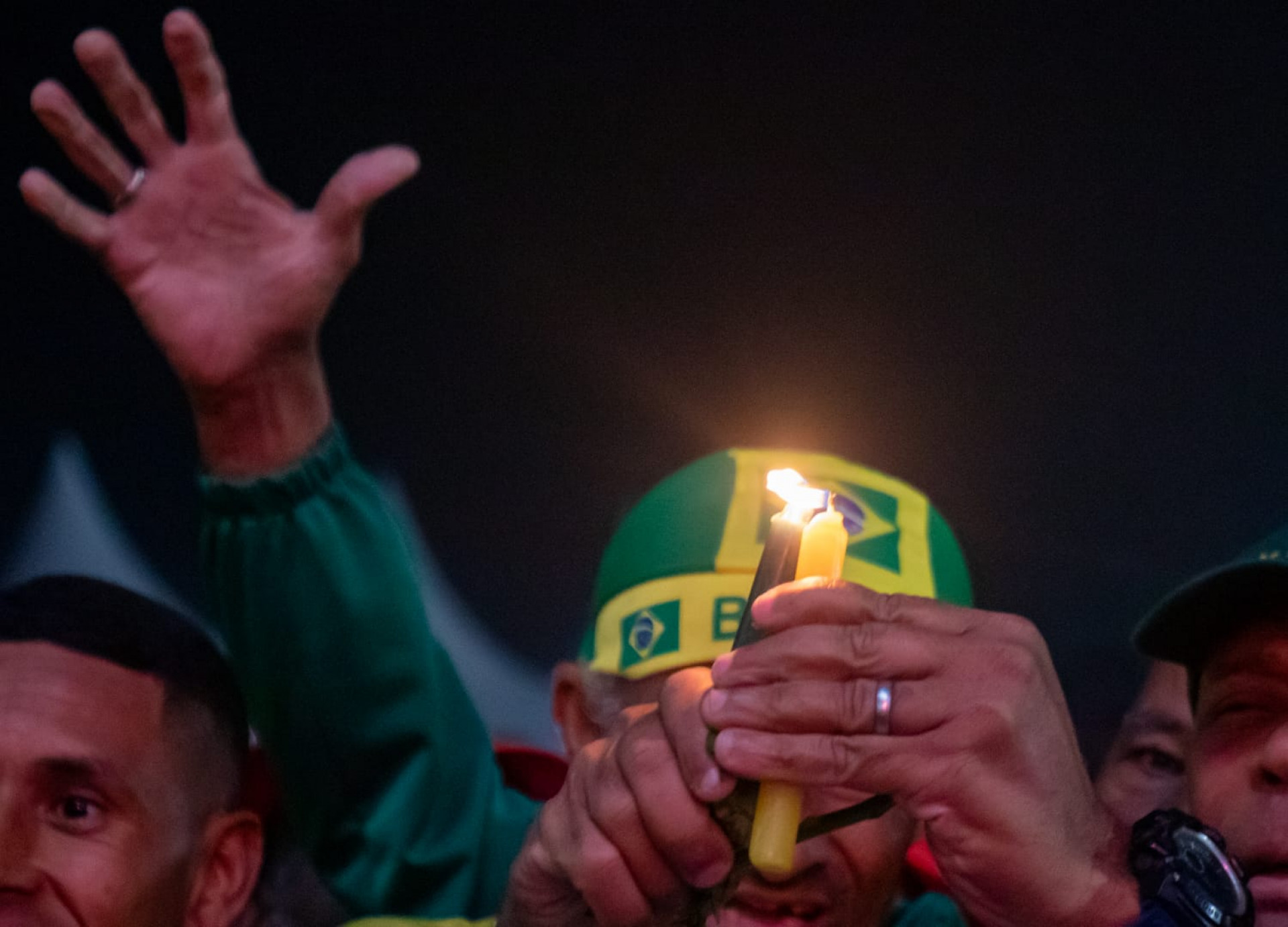 Torcedores sofreram com eliminação do Brasil - Erica Martin / Agência O Dia