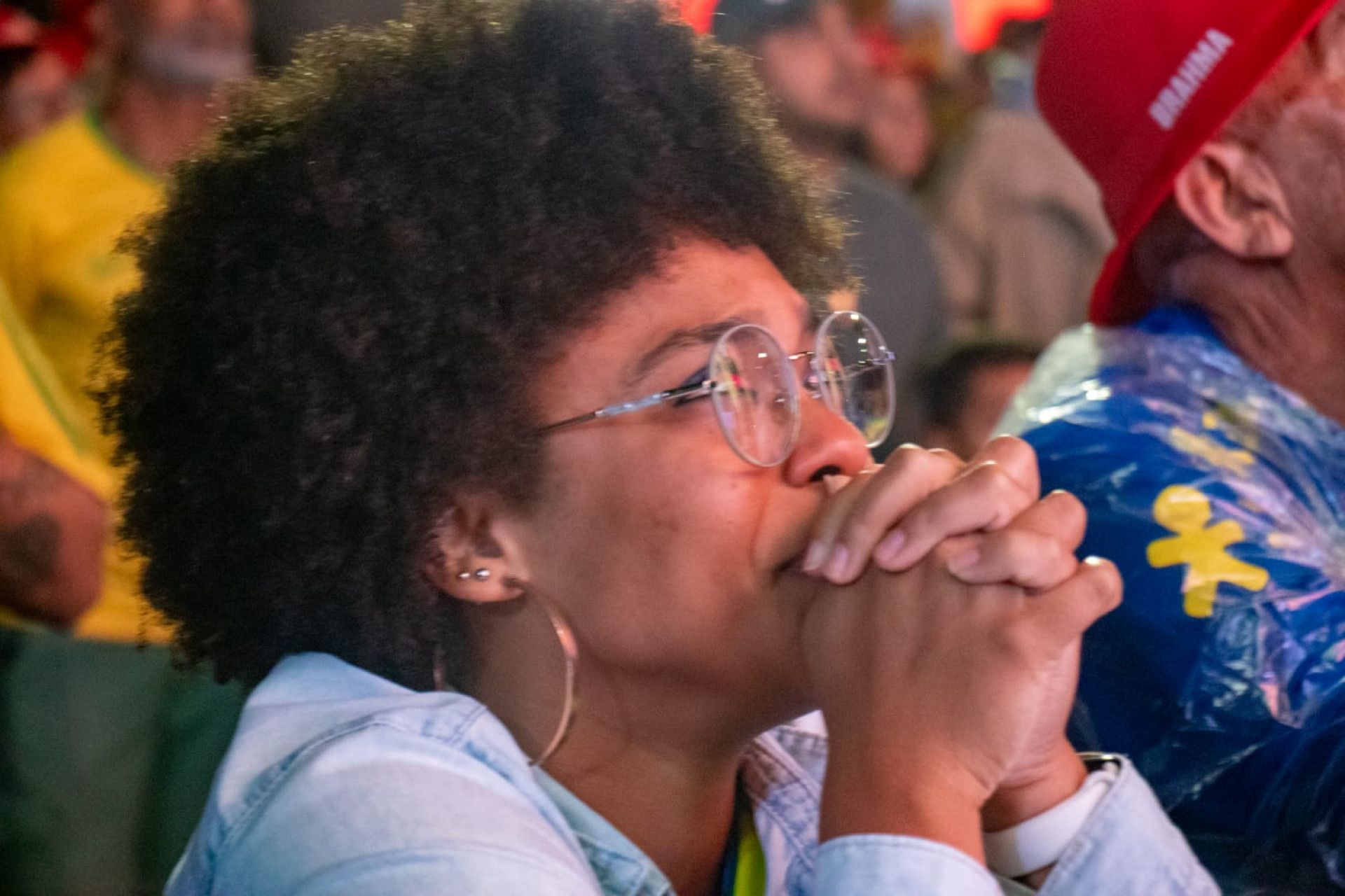 Torcedores sofreram com eliminação do Brasil - Erica Martin / Agência O Dia