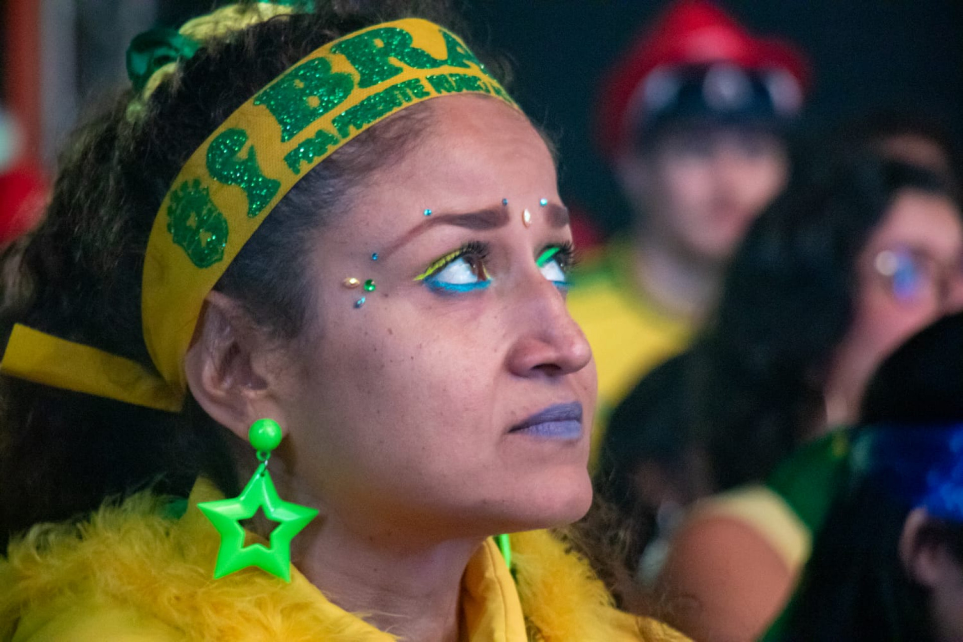 Torcedores sofreram com eliminação do Brasil - Erica Martin / Agência O Dia
