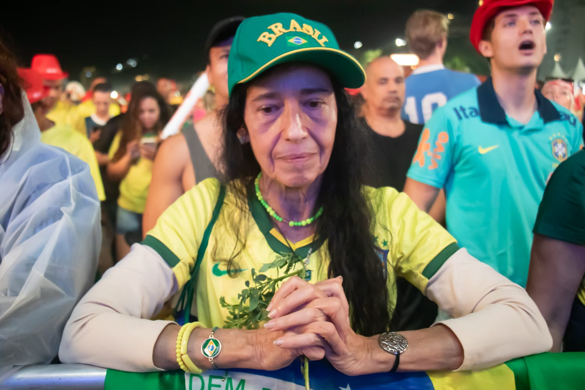 Luci Figueiredo lamentou postura do Brasil na partida - Erica Martin / Agência O Dia