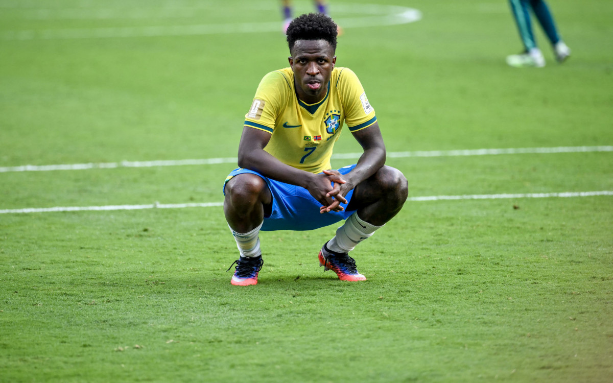 Vini Jr. lamentou a eliminação da Copa do Mundo após a partida