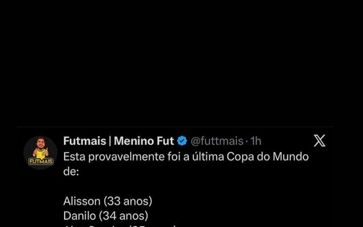 Jornalista da Globo celebra &uacute;ltima copa de jogadores da Sele&ccedil;&atilde;o Brasileira