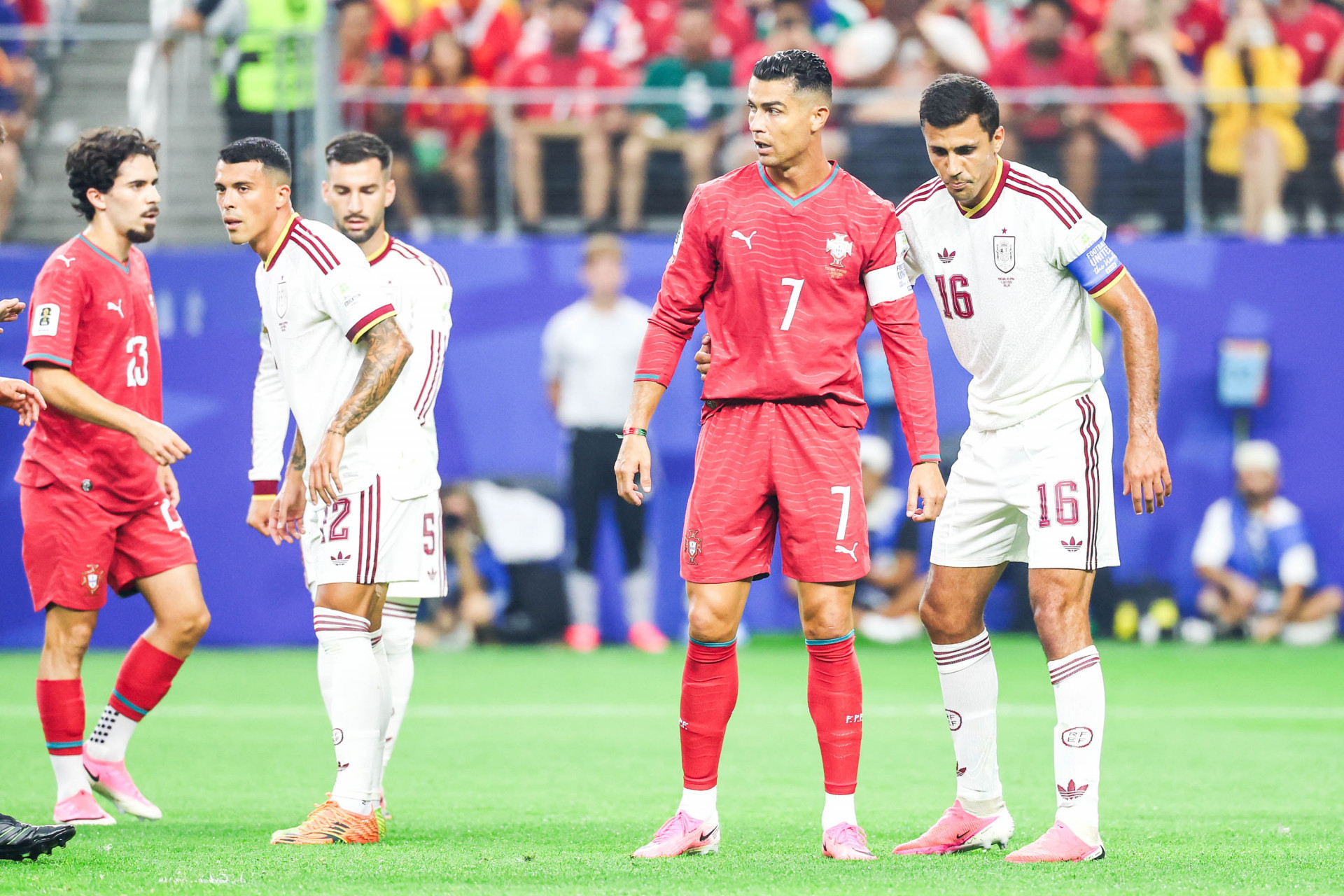 Portugal e Espanha se enfrentaram nas oitavas de final da Copa do Mundo - William Volcov/Parceiro/Agência O Dia