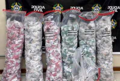 Polícia Civil prende homem e apreende mais de 13 mil pinos de cocaína em Areal