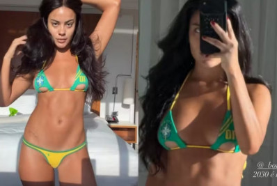 Bella Campos brinca após eliminação do Brasil: '2030 é logo ali'