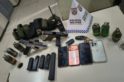 Criminosos são presos com granadas em abordagem na Zona Oeste