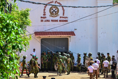 Rebelião em penitenciária do Sri Lanka deixa 23 mortos