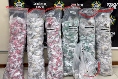 Traficante é preso transportando mais de 13 mil pinos de cocaína