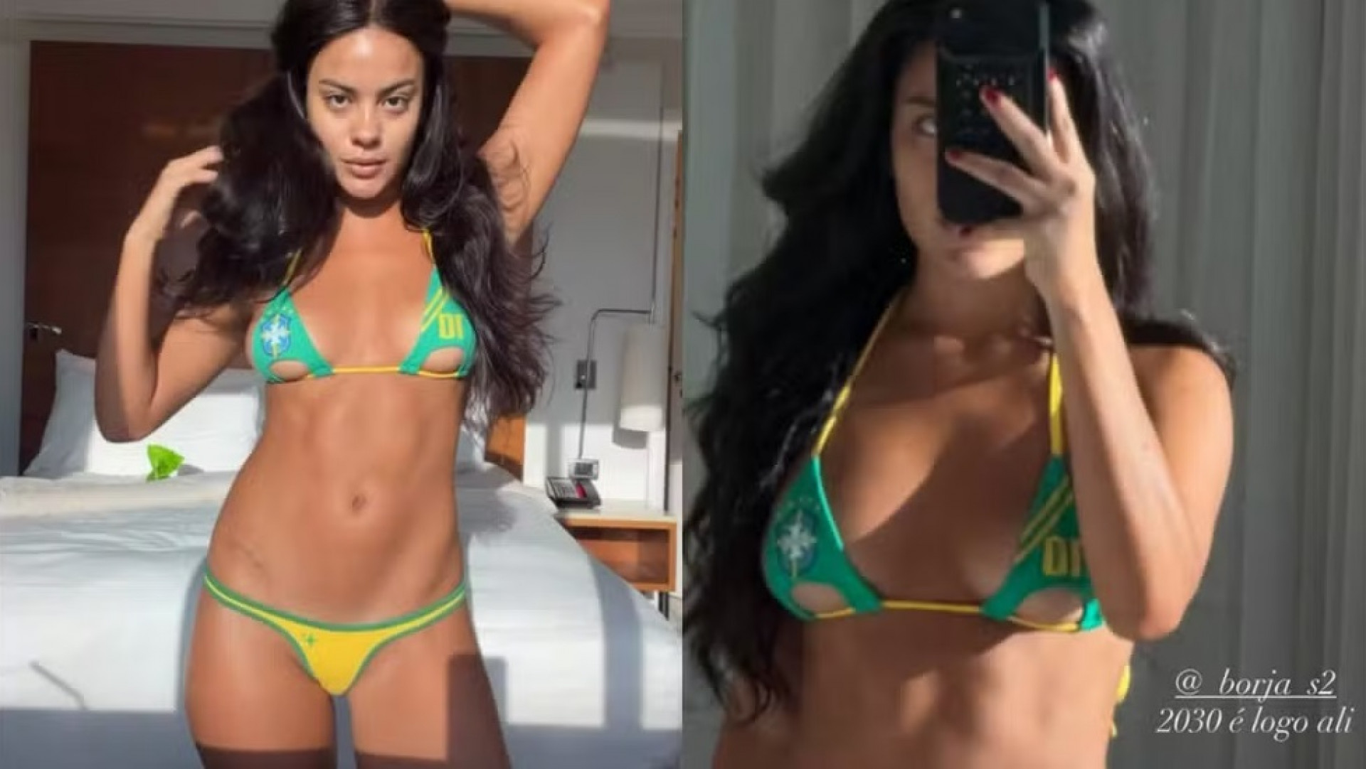 Bella Campos brinca após eliminação do Brasil: '2030 é logo ali' - Reprodução Instagram