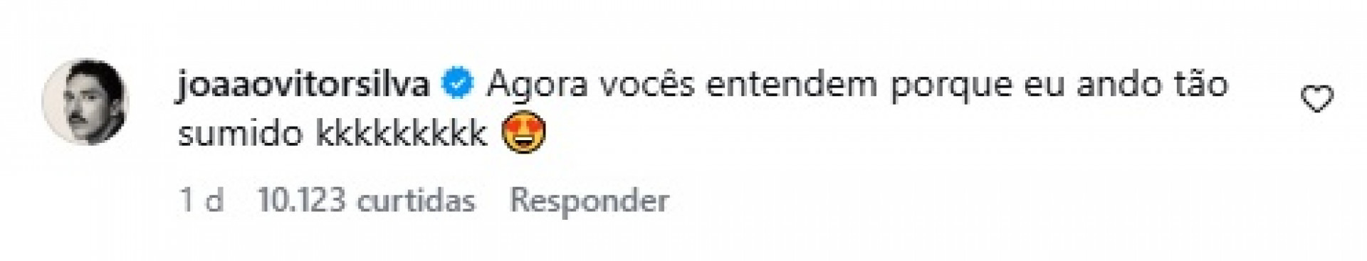 João Vitor Silva deixou comentário em vídeo de Iza - Reprodução/Instagram