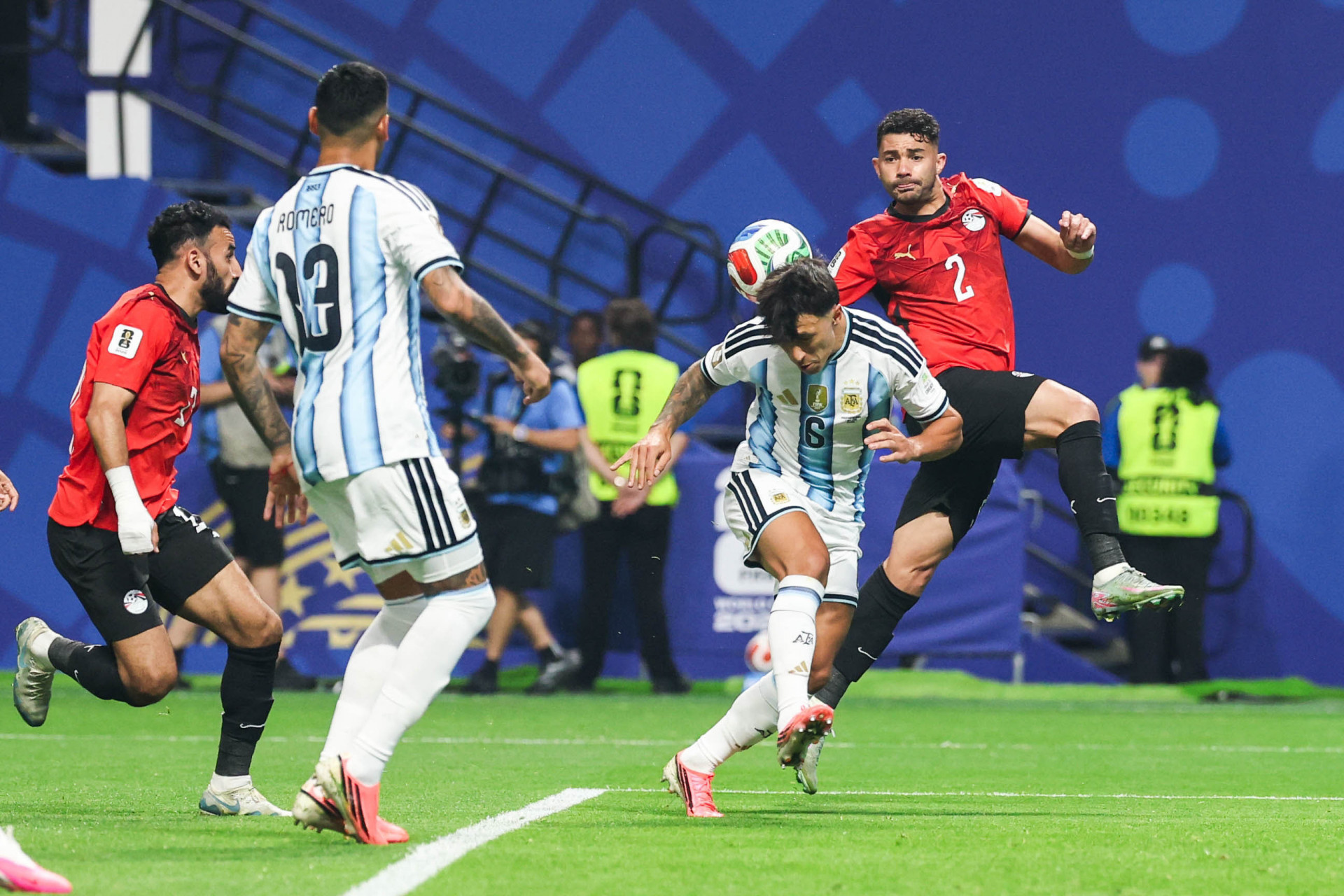 Argentina e Egito se enfrentaram pelas oitavas de final da Copa do Mundo - William Volcov/Parceiro/Agência O Dia