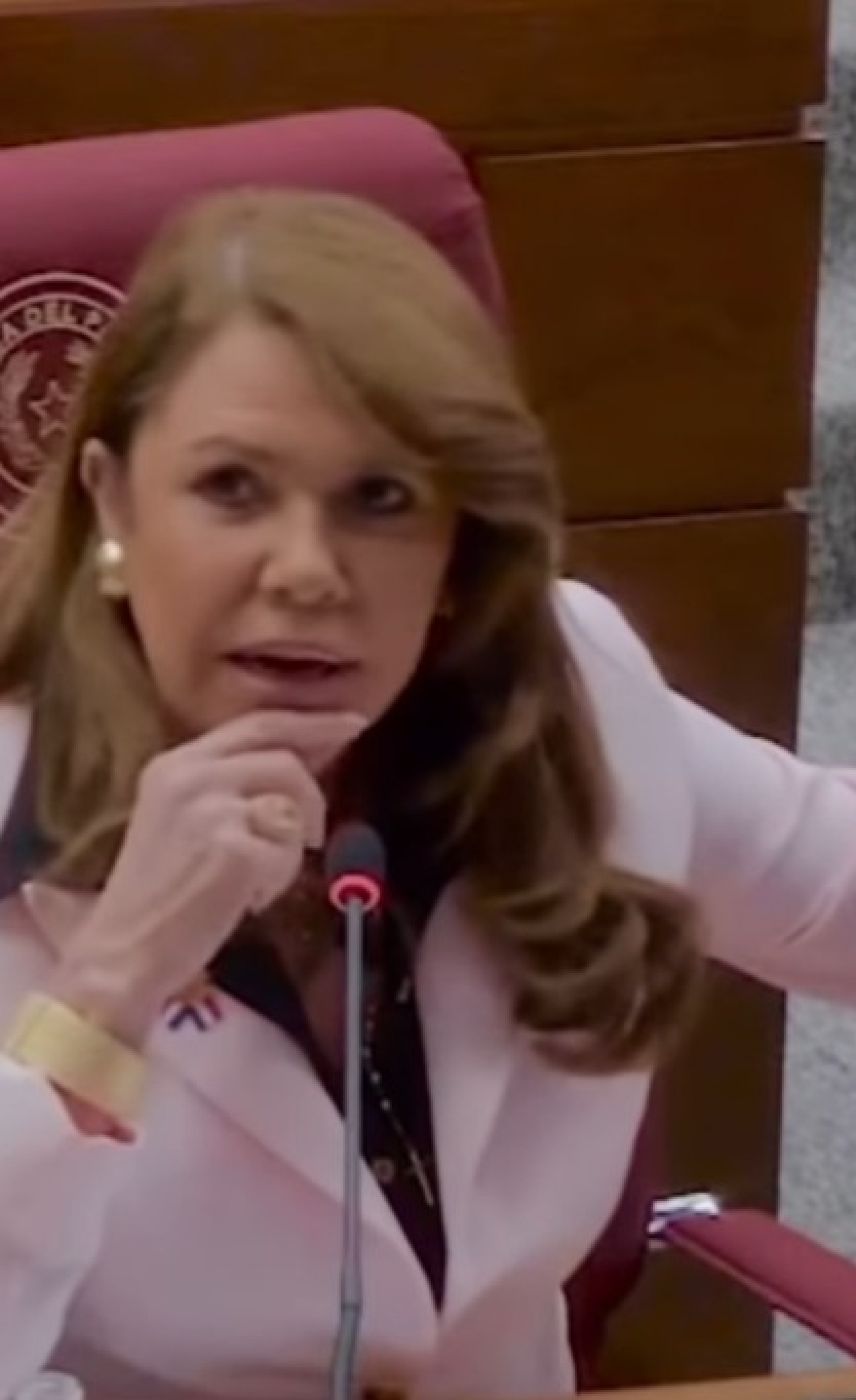Celeste Amarilla, senadora do Paraguai - Reprodução / Instagram