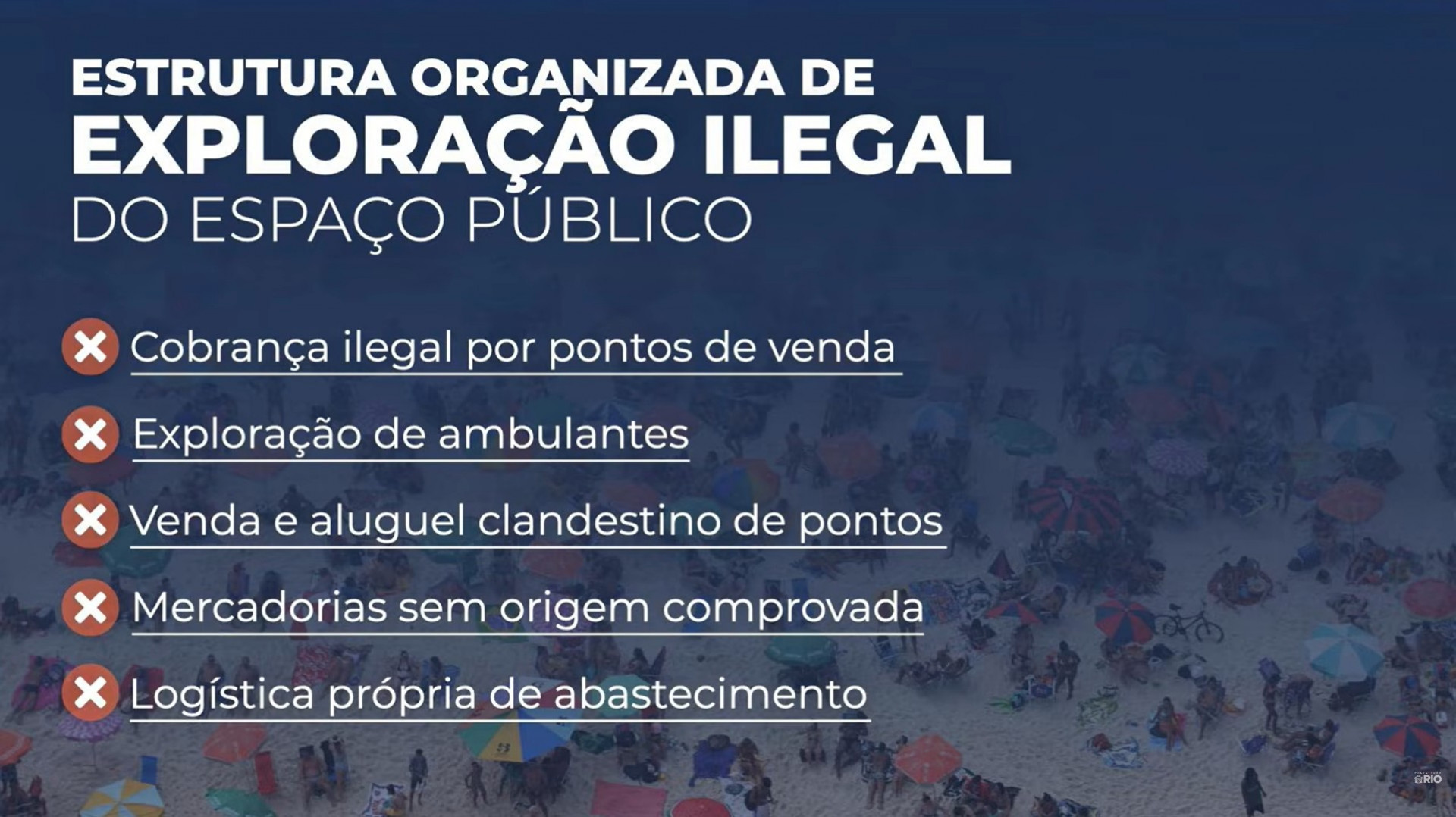 Programa Tolerância Zero irá combater ocupação irregular da orla do Rio - Reprodução