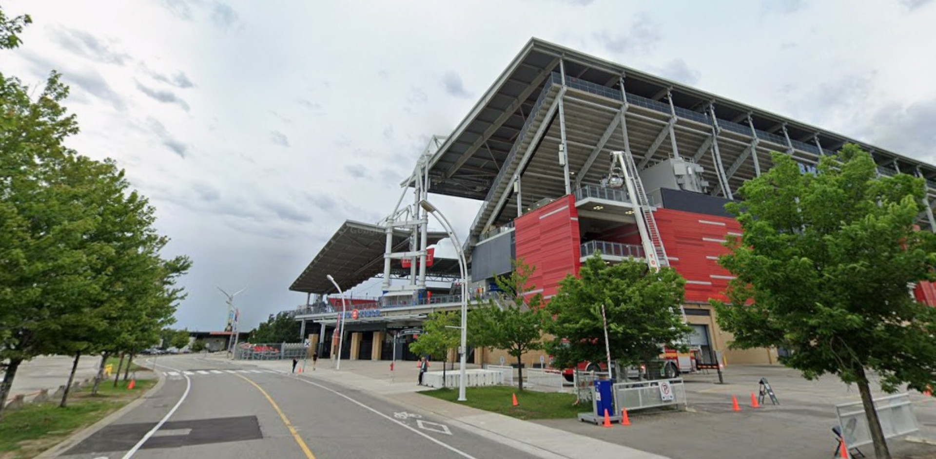 Parte de fora do estádio de Toronto - Reprodução / Google Street View