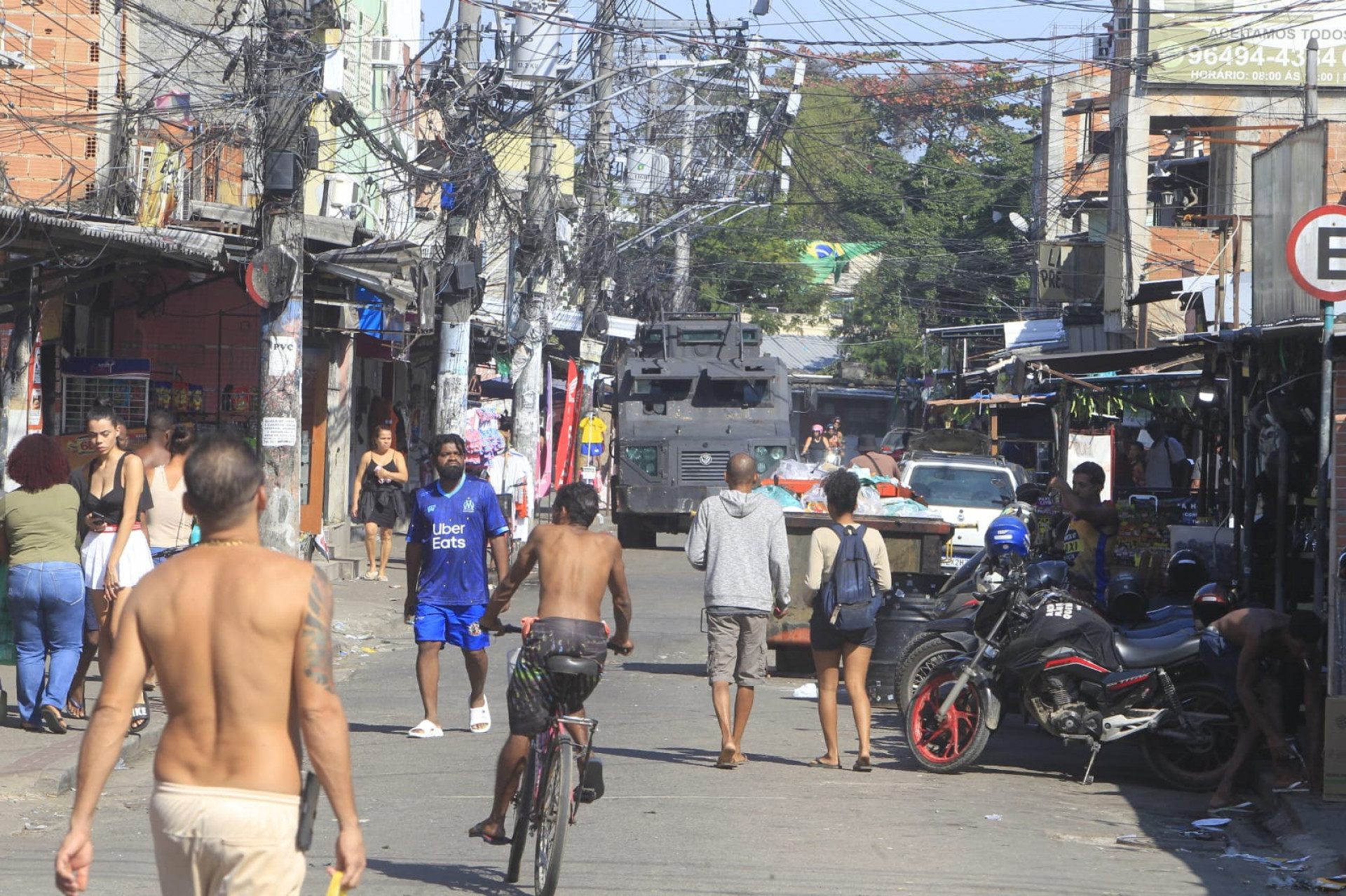 Agentes do 18º BPM (Jacarepaguá) retornaram à Cidade de Deus - Reginaldo Pimenta / Agência O Dia