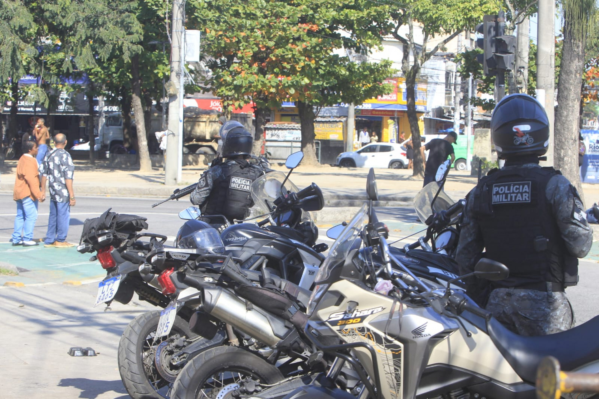 Agentes do 18º BPM (Jacarepaguá) retornaram à Cidade de Deus - Reginaldo Pimenta / Agência O Dia