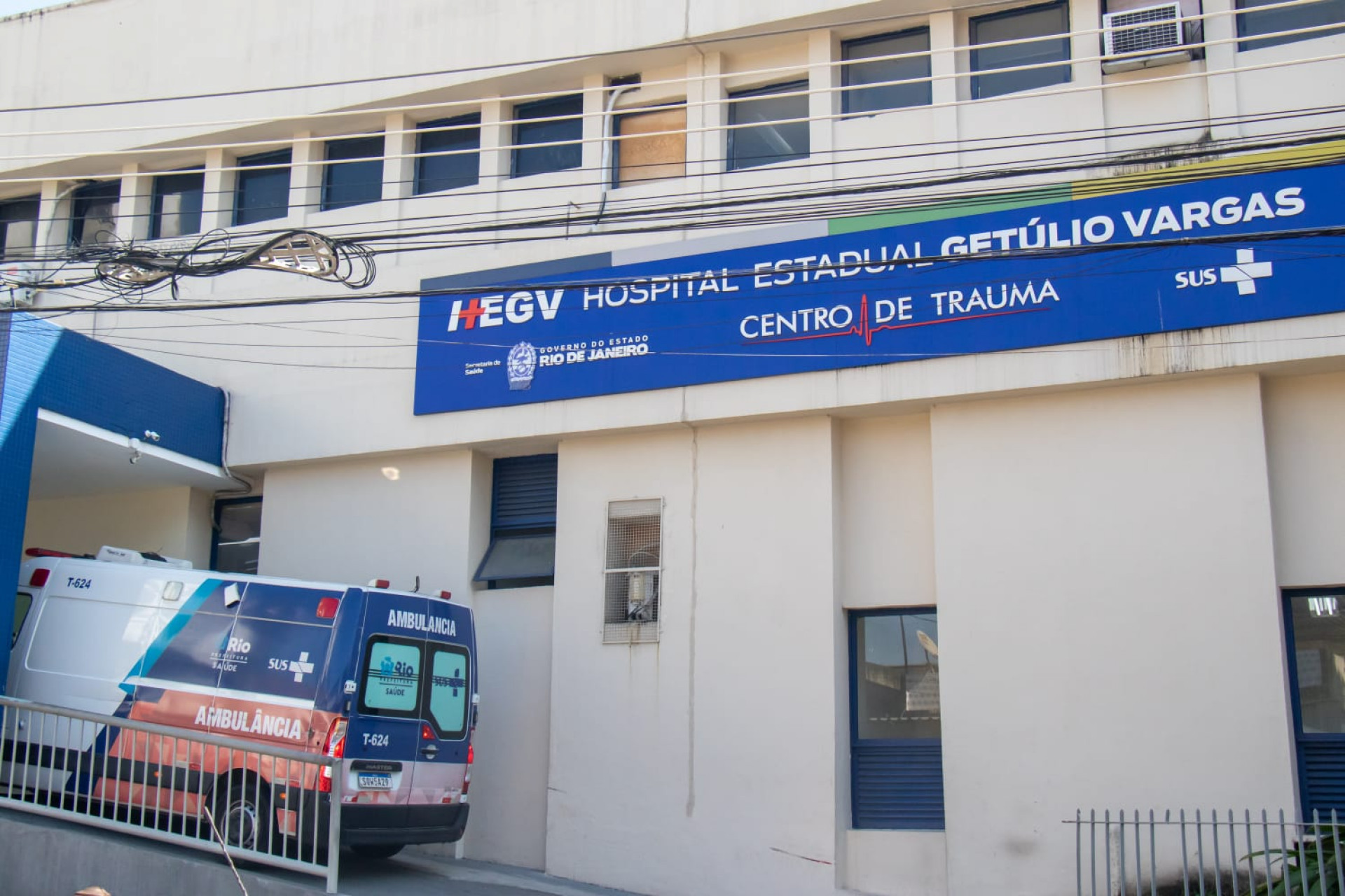 Natan ficou internado no Hospital Getúlio Vargas, na Penha - Érica Martin/Agência O DIA