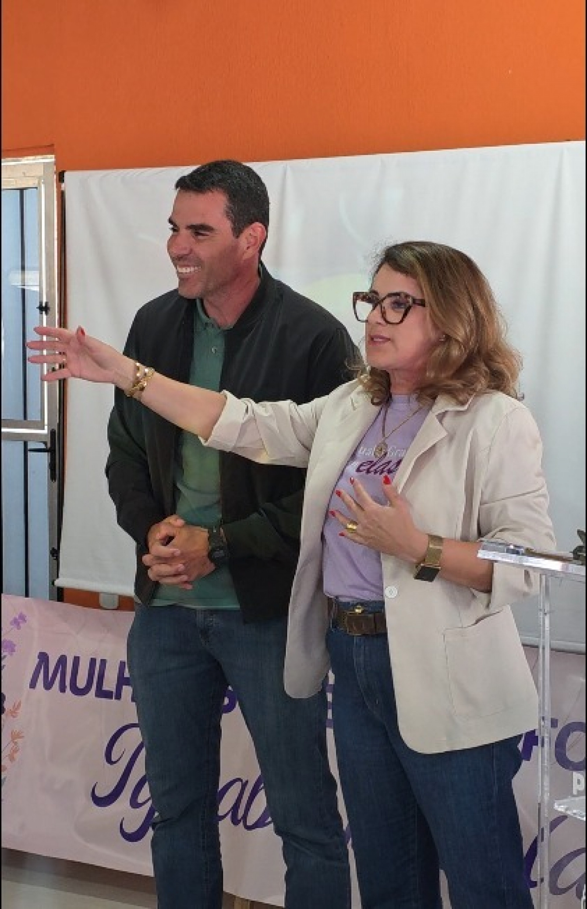 Fabinho Costa e Claudia Souza - Ascom