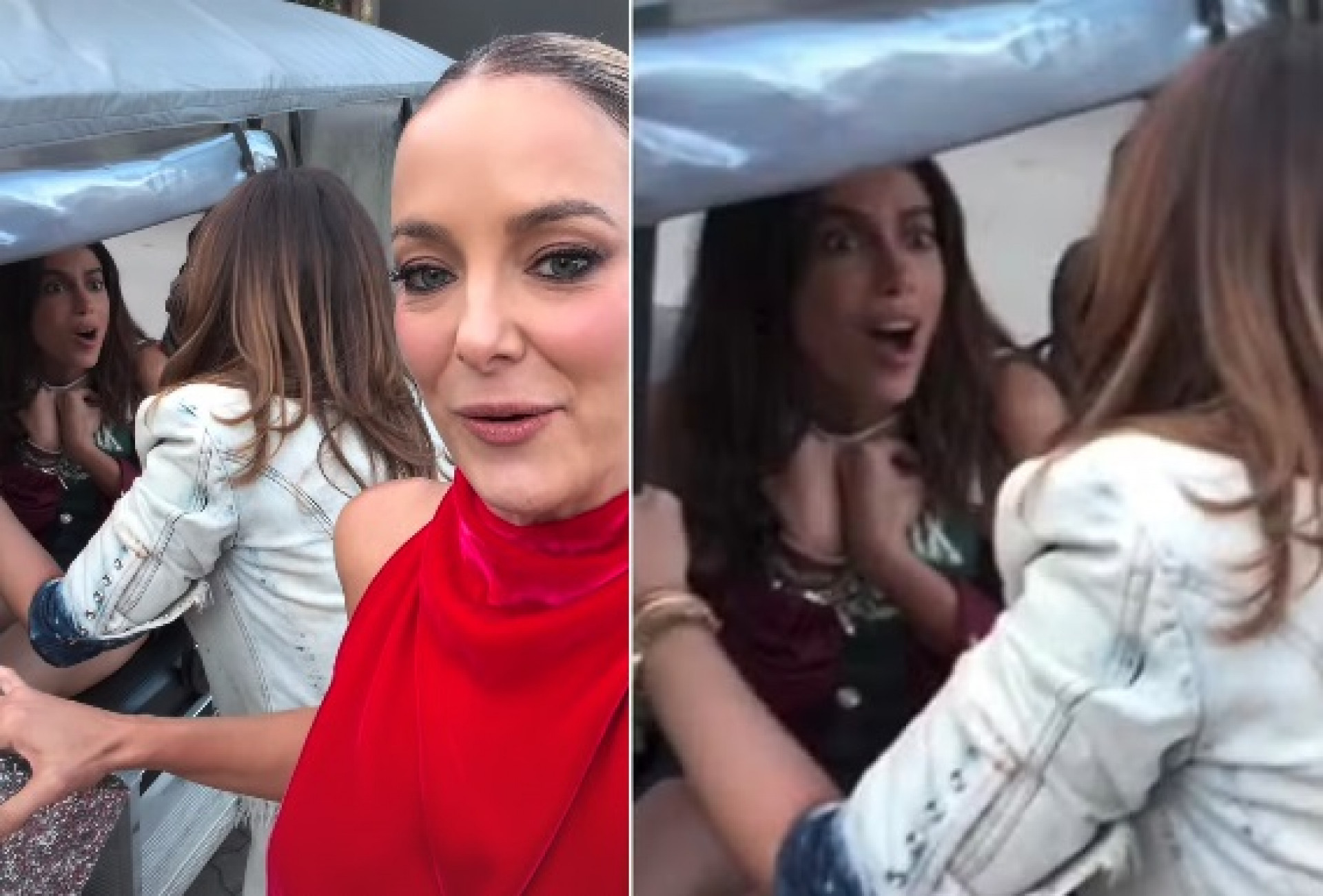 Ticiane Pinheiro mostra indignação de Anitta com Maria Ribeiro - Reprodução de vídeo