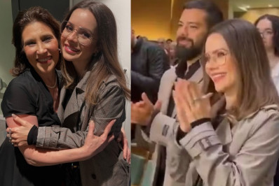 Sandy prestigia peça de Beth Goulart com o namorado e ganha homenagem