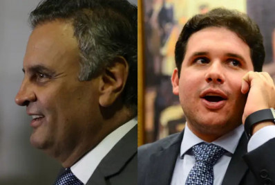 Motta e Aécio discutem urgência de projeto sobre propaganda de bets