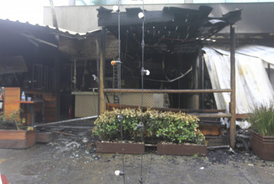 Fotos: veja como ficou restaurante destruído por incêndio no Recreio