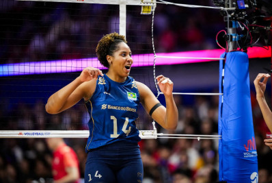 Seleção de vôlei feminino bate o Japão pela Liga das Nações