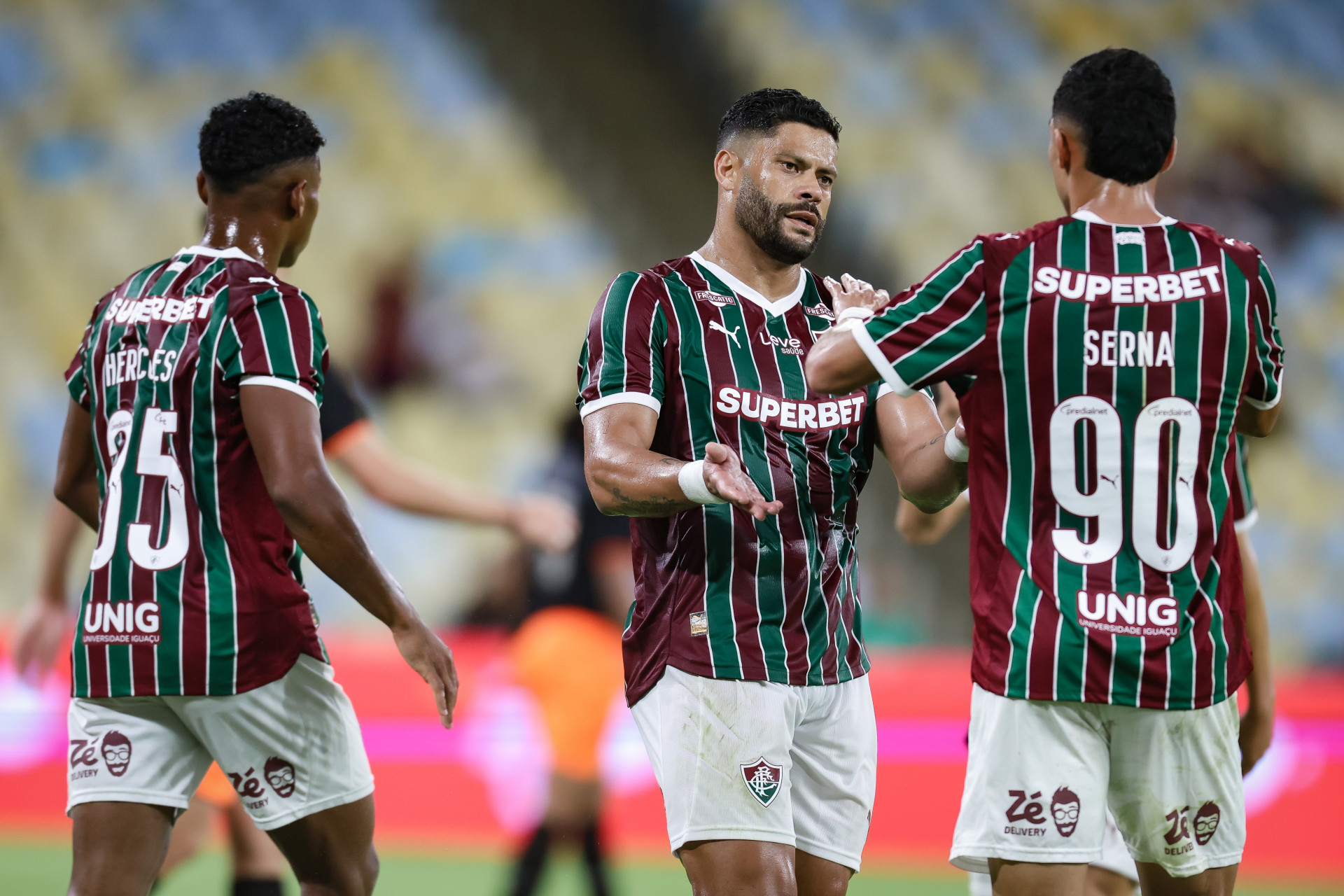 Hulk estreou pelo Fluminense em amistoso contra o Nova Iguaçu, no Maracanã - Marcelo Gonçalves/Fluminense