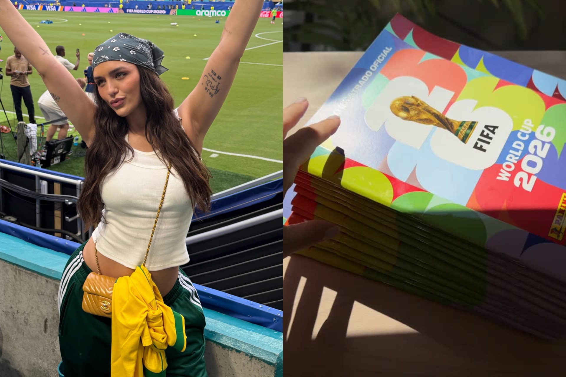 Rafa Kalimann erra compra e recebe 12 álbuns da Copa - Reprodução / Instagram