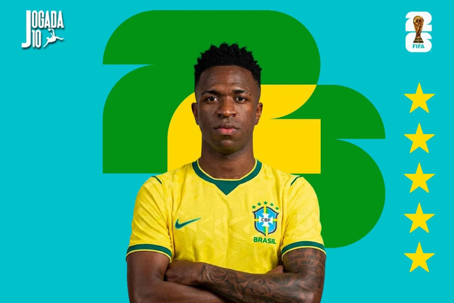 Veja a m&eacute;dia final de notas do Jogada10 para os jogadores do Brasil na Copa
