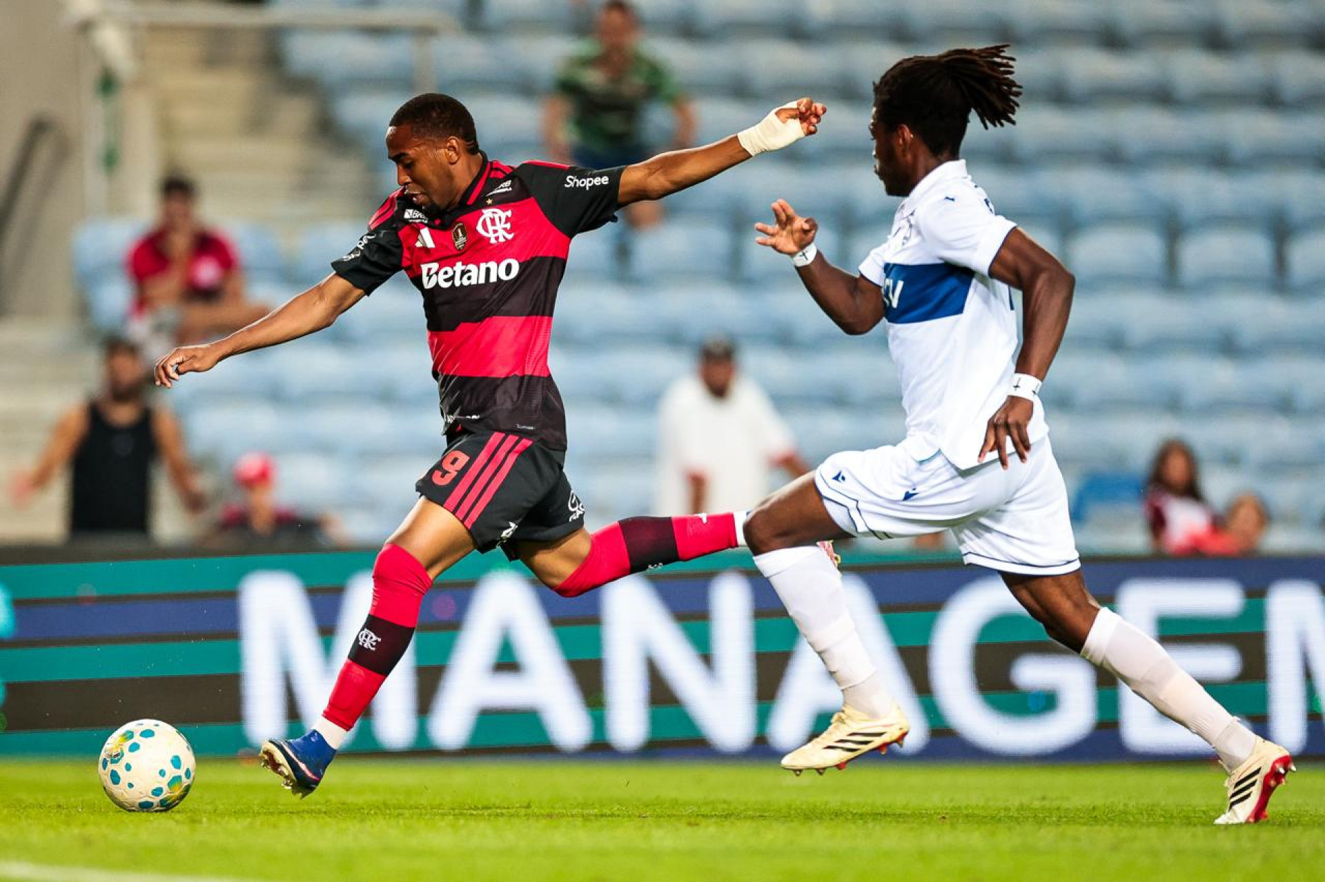 Flamengo enfrentou o Lausanne-Sport, da Suíça, em amistoso em Portugal - Gilvan de Souza / Flamengo