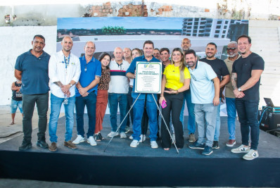 Prefeitura de Meriti lança pedra fundamental e inicia seis grandes obras na cidade