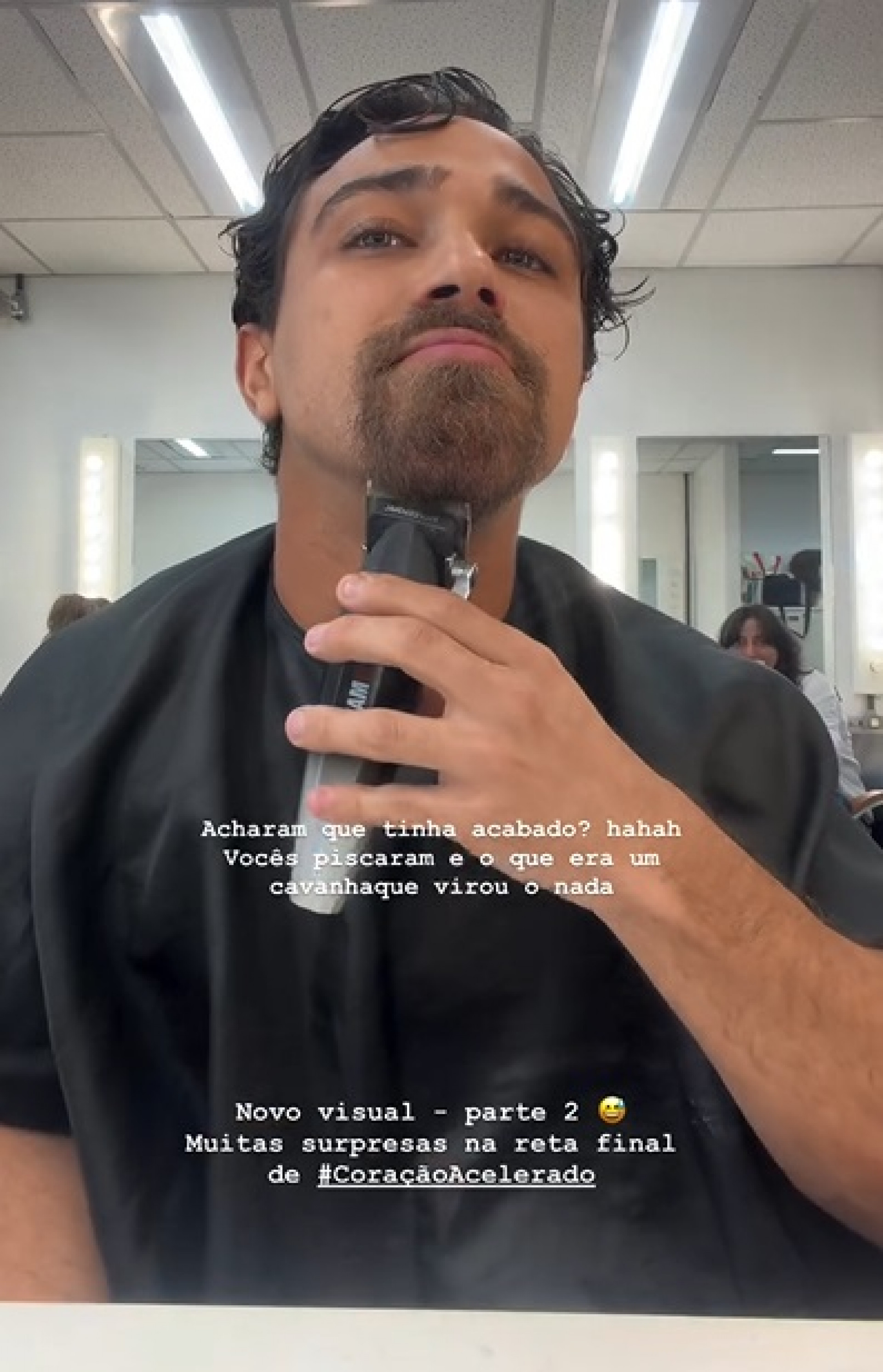 André Luiz Frambach alterou visual para últimas cenas de 'Coração Acelerado' - Reprodução/Instagram