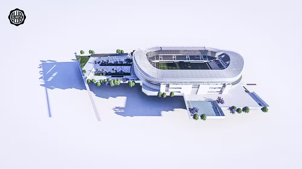 Projeto do novo est&aacute;dio do Olimpia prev&ecirc; capacidade para 46 mil torcedores - Divulga&ccedil;&atilde;o / Olimpia