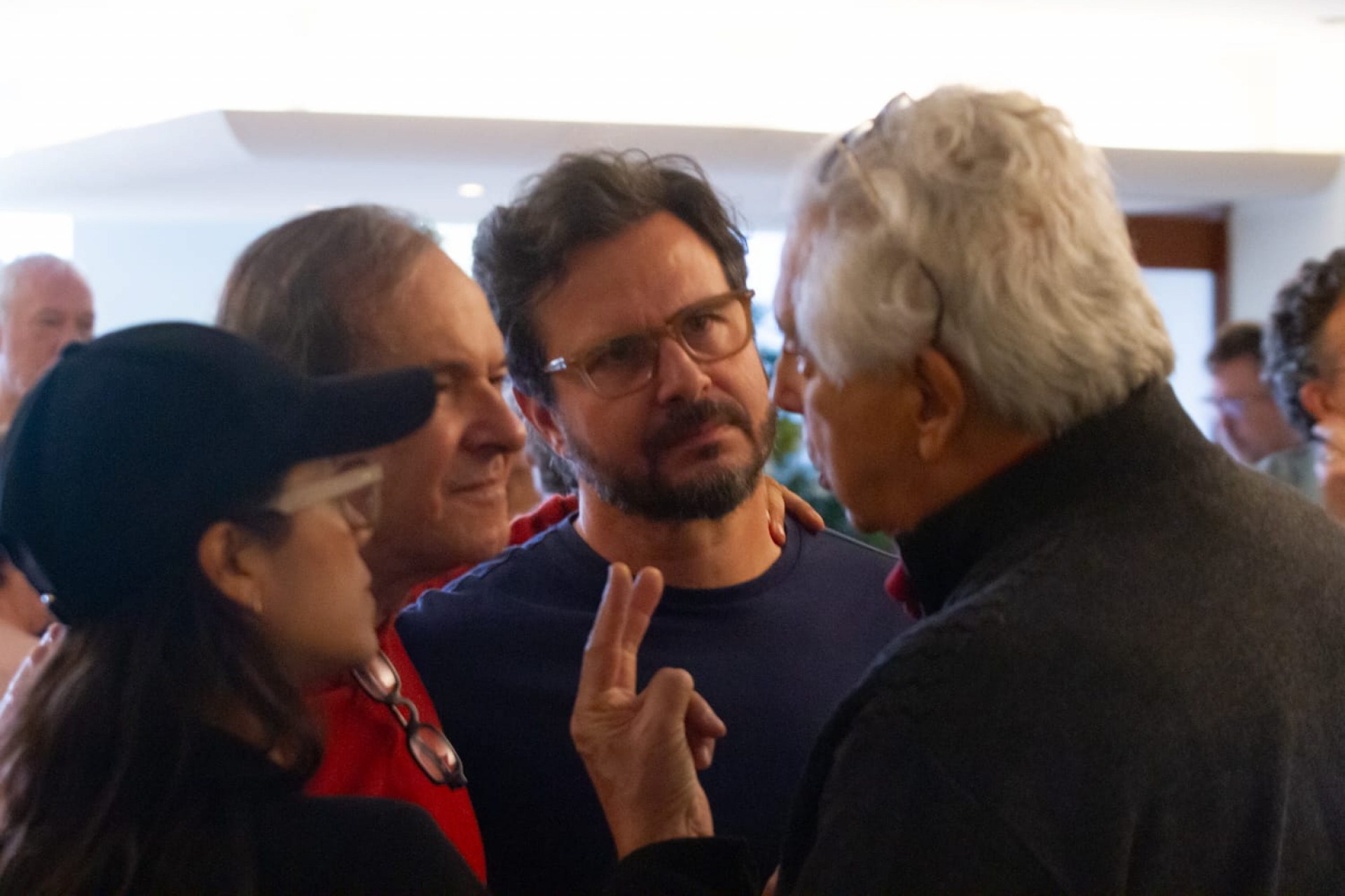 Pedro Garcia Netto prestou homenagem ao amigo Edward Boggiss - Érica Martin / Agência O Dia