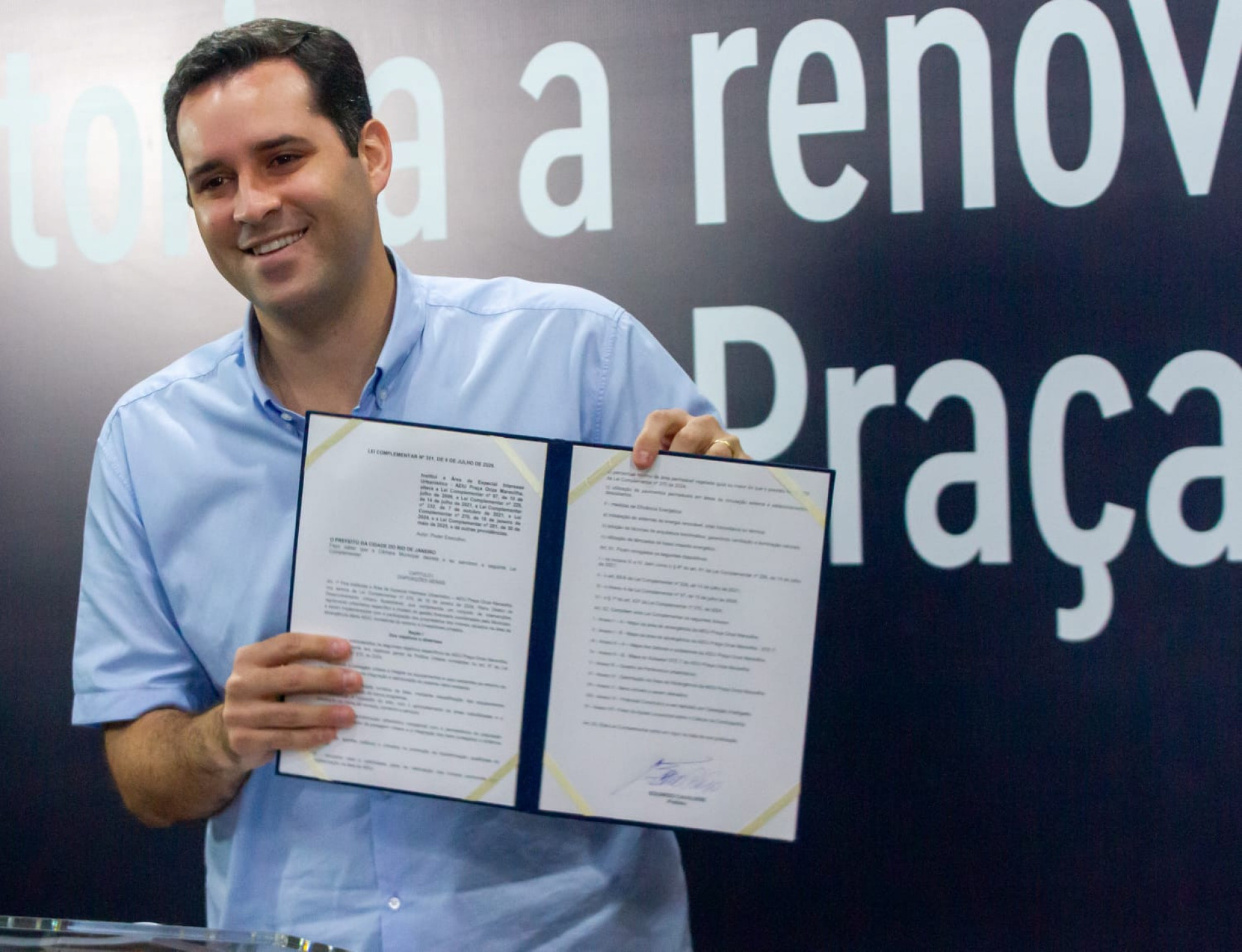 Prefeito do Rio, Eduardo Cavaliere
 - Érica Martin / Agência O DIA