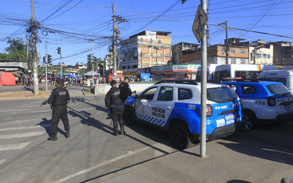 Polícia Militar reforçou o policiamento em Rio das Pedras, nesta sexta-feira