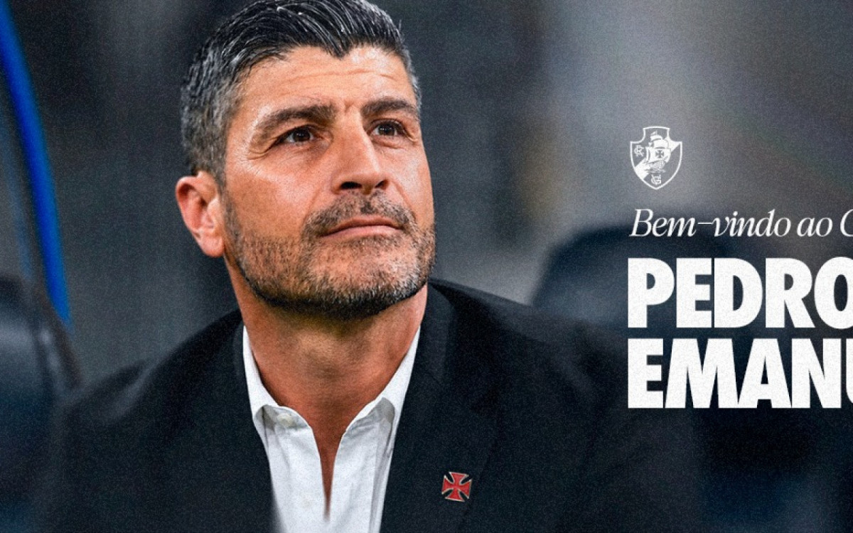 Pedro Emanuel é o novo técnico do Vasco