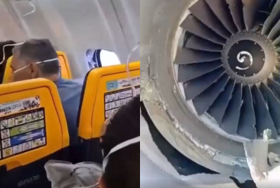 Passageiro quase foi sugado para fora de avião que decolou da Grécia