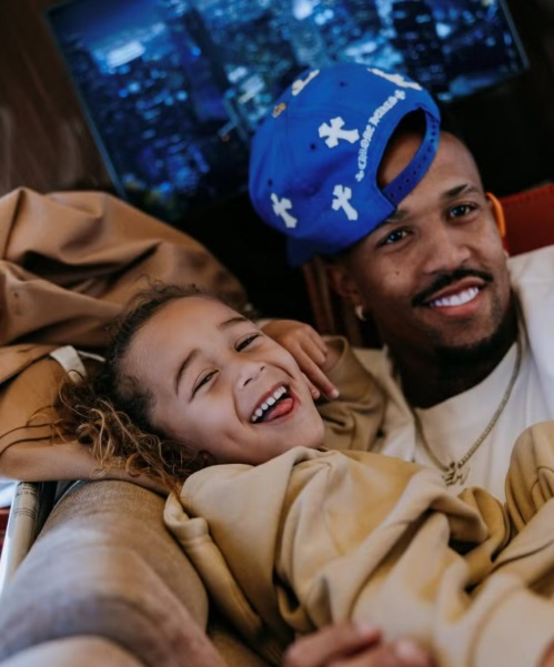 Éder Militão homenageia a filha pelos 4 anos: 'Minha alegria' - Reprodução Instagram