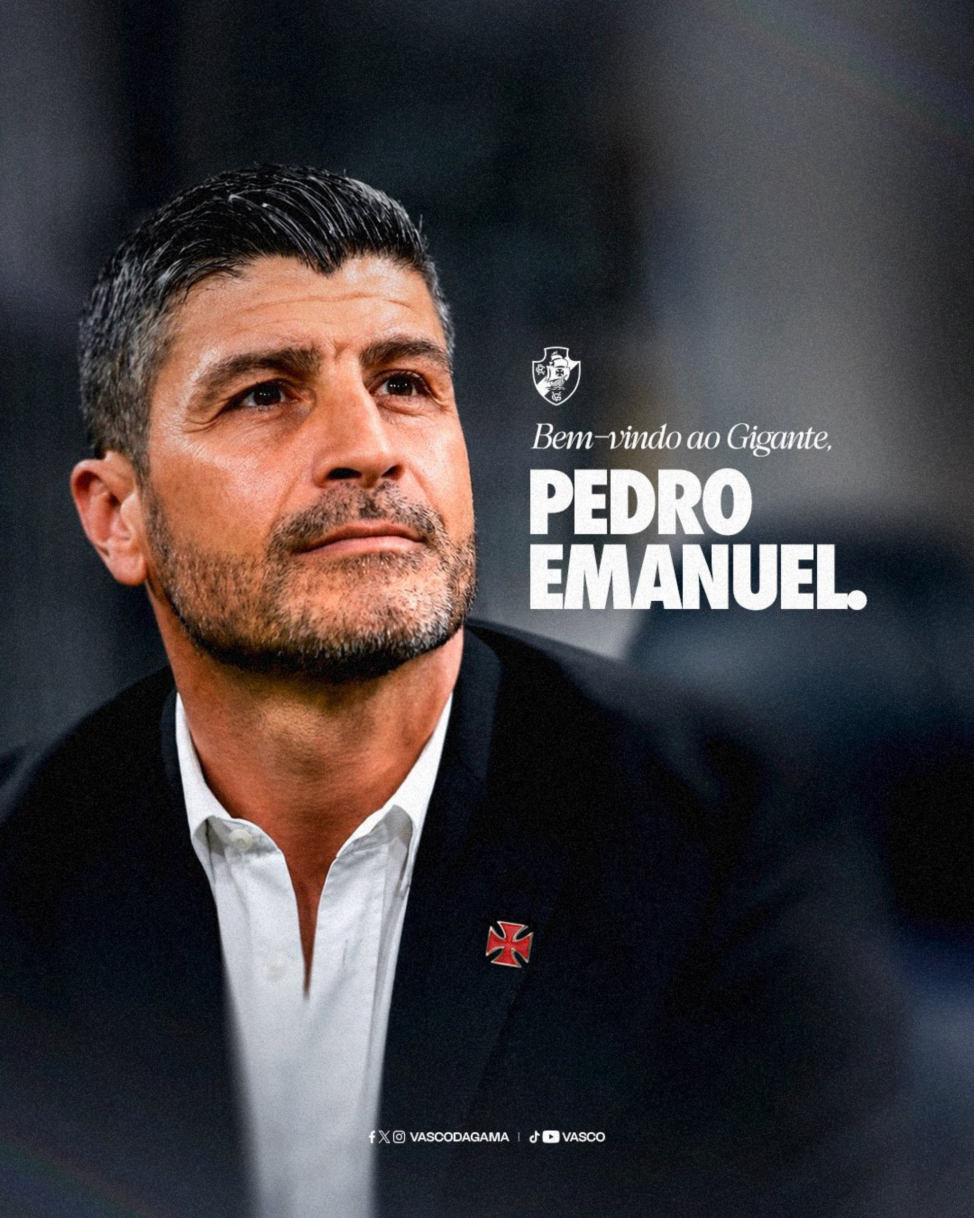Pedro Emanuel é o novo técnico do Vasco